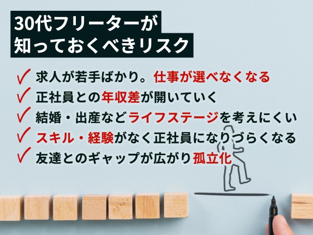 30代フリーターが知っておくべきリスク