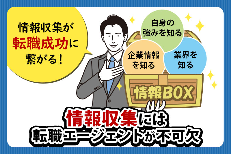 転職エージェントを賢く使って転職成功に必要な情報を収集する