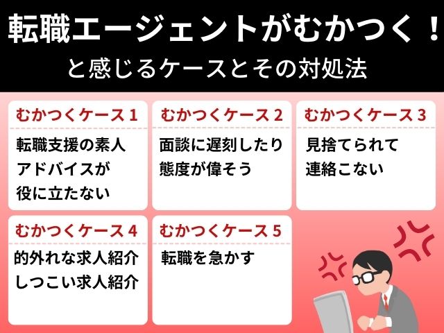 転職エージェントがむかつく！合わない！