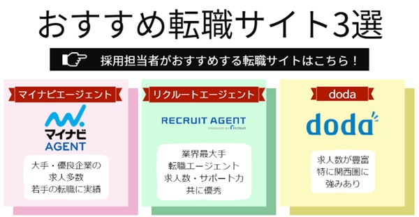 おすすめの転職サイト