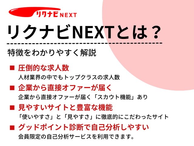 リクナビNEXTとは？特徴をわかりやすく解説